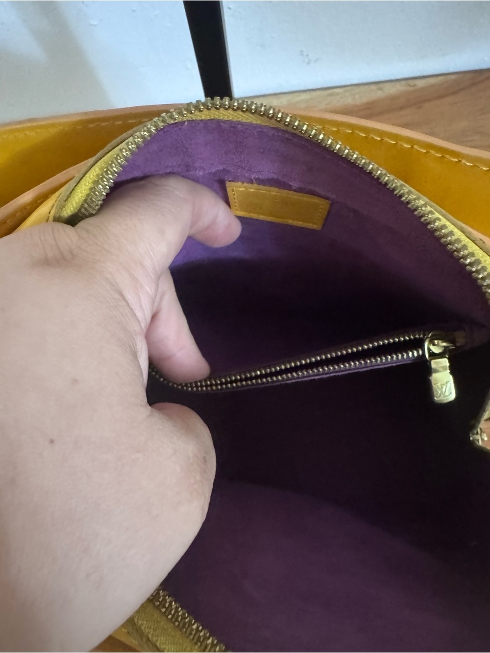 Louis Vuitton Tassil Yellow Epi Leather Pont- Neuf PM Bag Vintage - Picture 10 of 14